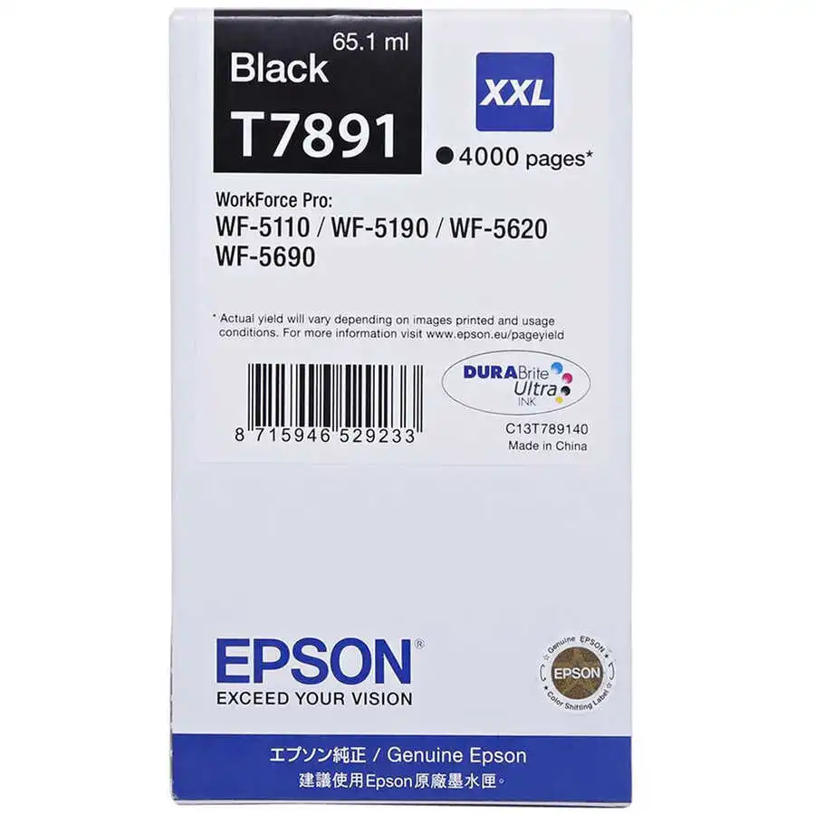 Epson T7891-C13T789140 Siyah Orjinal Kartuş