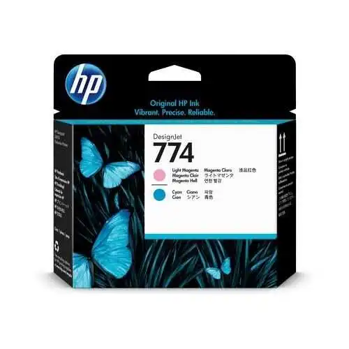HP 774 P2V98A Açık Kırmızı - Mavi Baskı Kafası 