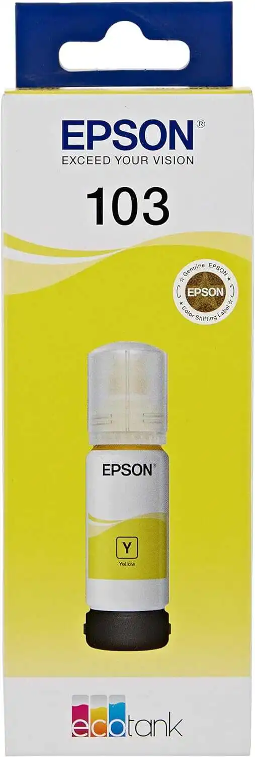 Epson 103-C13T00S44A Sarı Orijinal Mürekkep