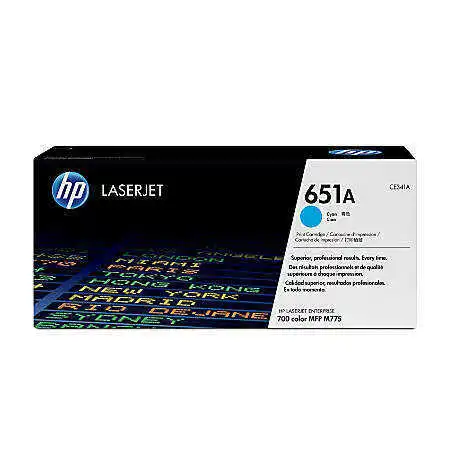 Hp 651A-CE341A Mavi Orjinal Toner