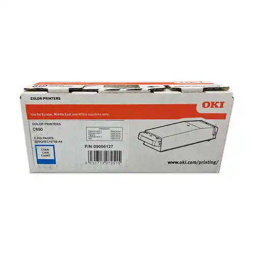 Oki C650-9006127 Orijinal Mavi Toner