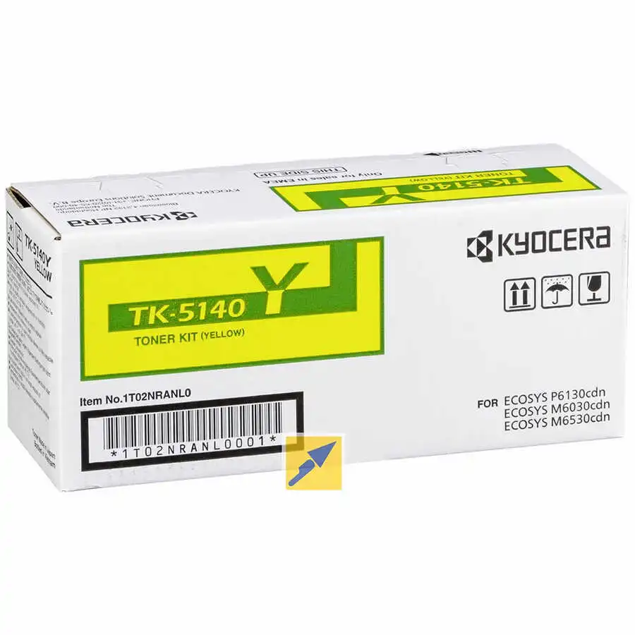 Kyocera TK-5140 Sarı Orjinal Toner