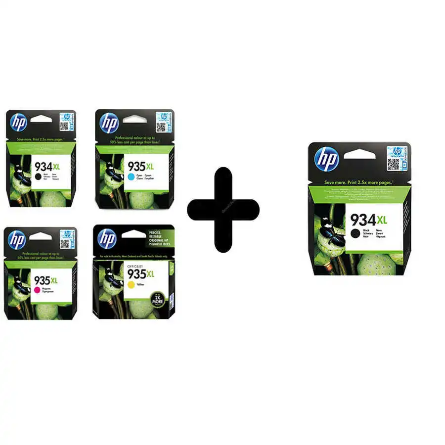 Hp 934XL/935XL + 934XL  Orjinal Kartuş Seti