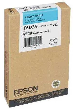 Epson T6035-C13T603500 Açık Mavi Orjinal Kartuş