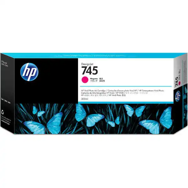 Hp 745-F9K01A Kırmızı Orjinal Kartuş Yüksek Kapasiteli