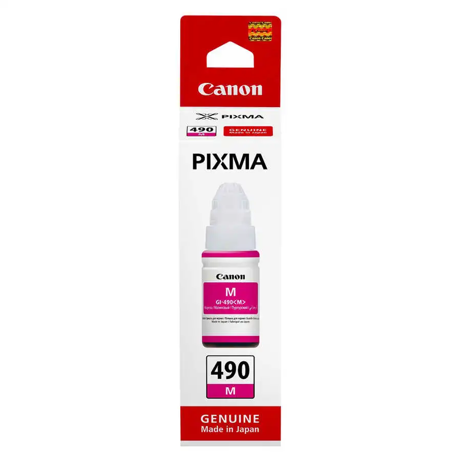 Canon GI-490 Kırmızı Orijinal Mürekkep