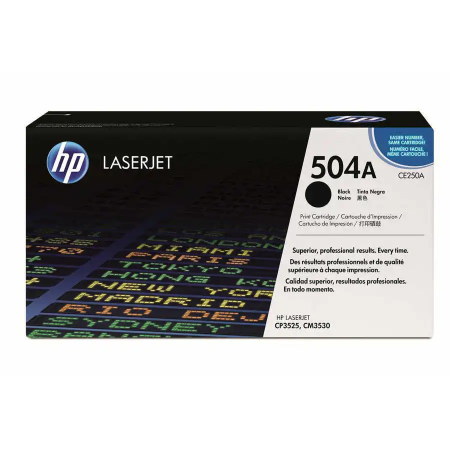 Hp 504A-CE250A Orjinal Siyah Toner