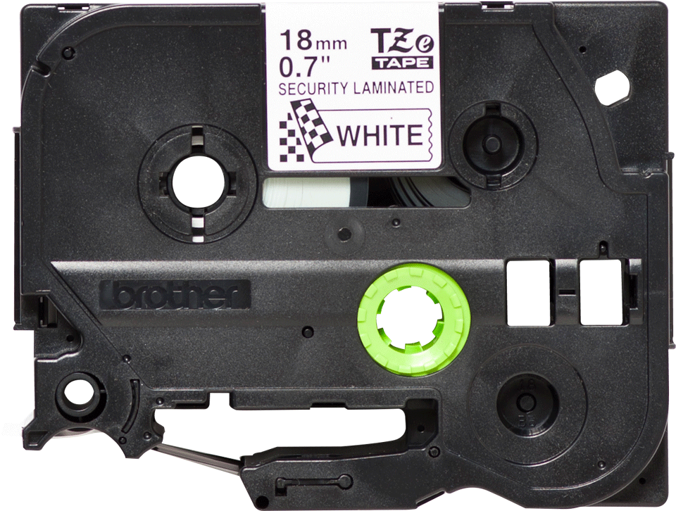 TZe-SE4 18mm Laminasyonlu Güvenlik Etiketi