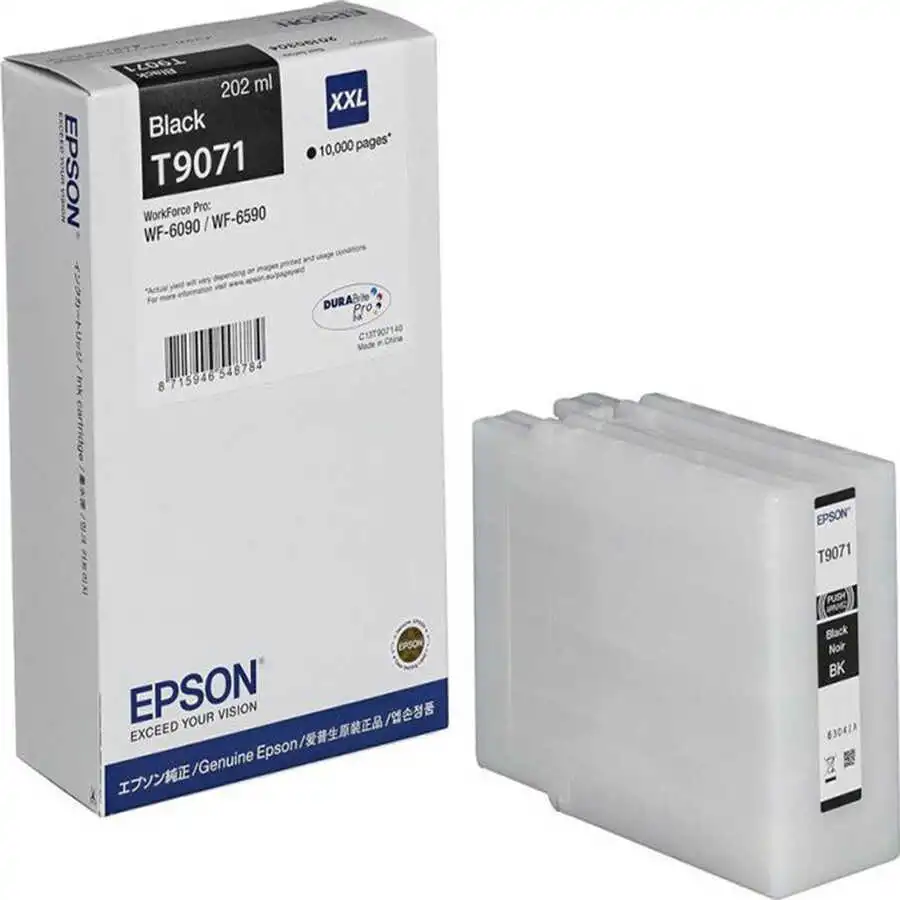 Epson T9071-C13T907140 Siyah Orjinal Kartuş