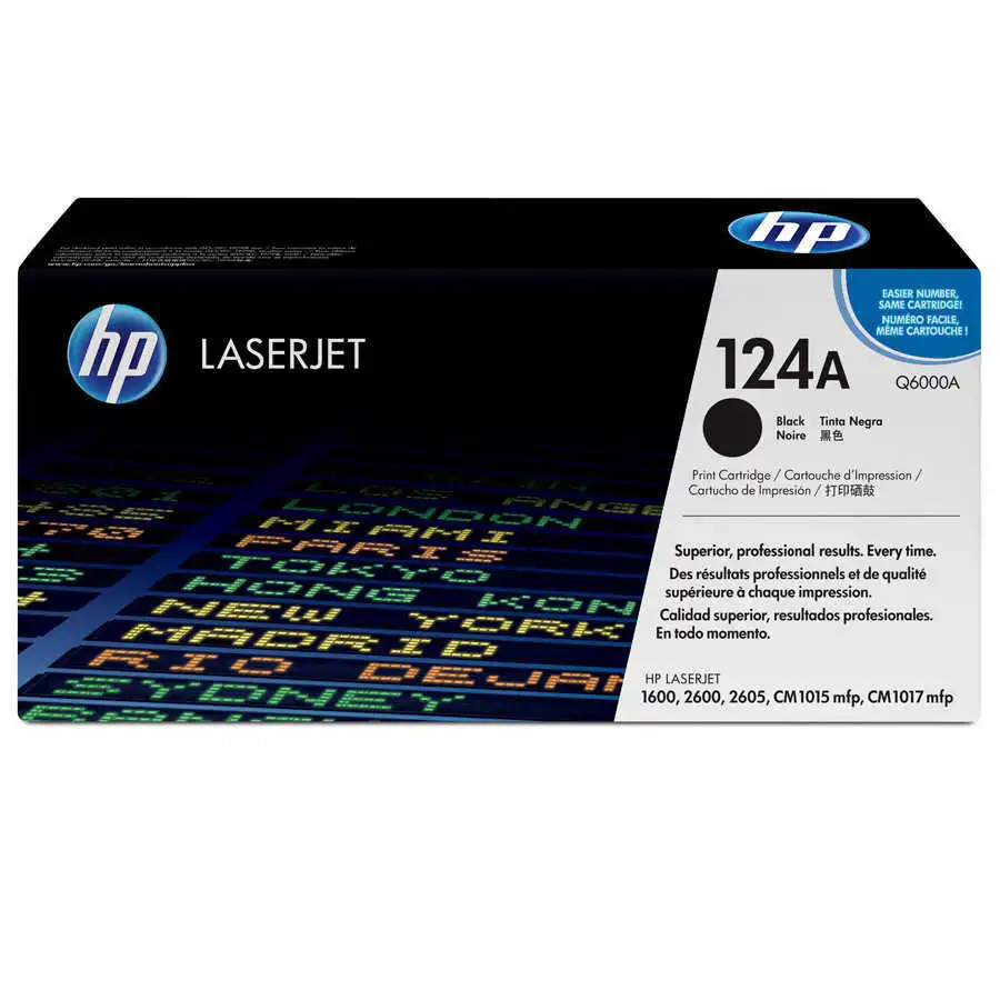 Hp 124A -Q6000A Siyah Orjinal Toner
