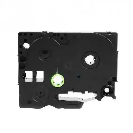 Brother TZe-S661 Muadil Sarı Siyah Yapışkanlı Etiket