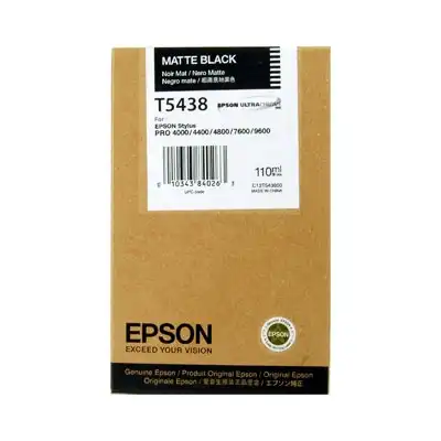 Epson T5438-C13T543800 Mat Siyah Orijinal Kartuş