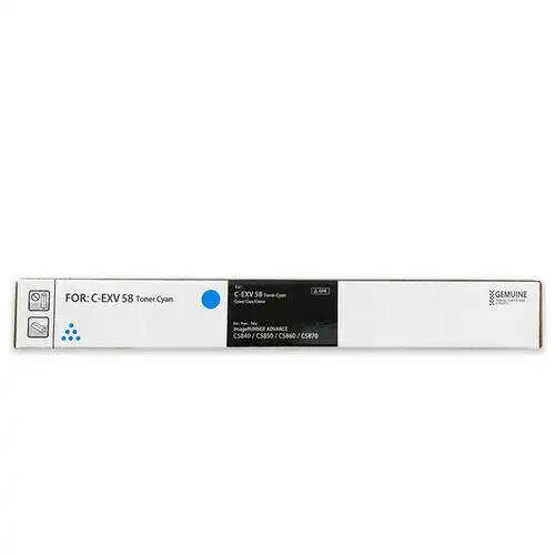 Canon C-EXV 58 Mavi Orijinal Toner