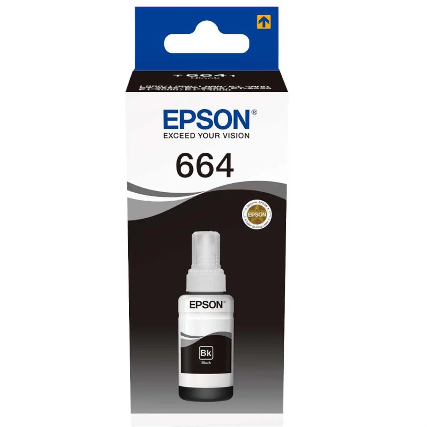 Epson T6641-C13T66414A Orijinal Siyah Mürekkep