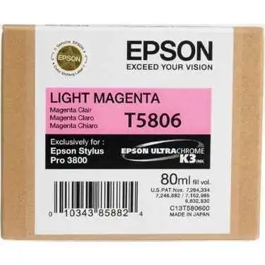 Epson T5806-C13T580600 Açık Kırmızı Orjinal Kartuş