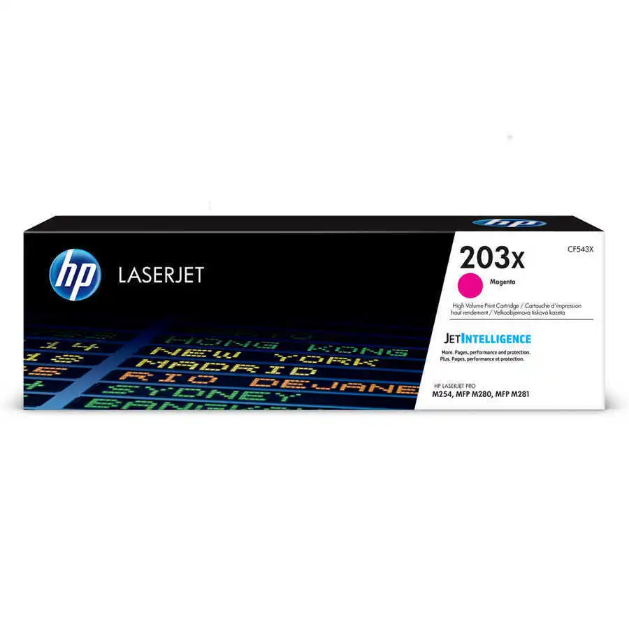 Hp 203X-CF543X Orjinal Kırmızı Toner