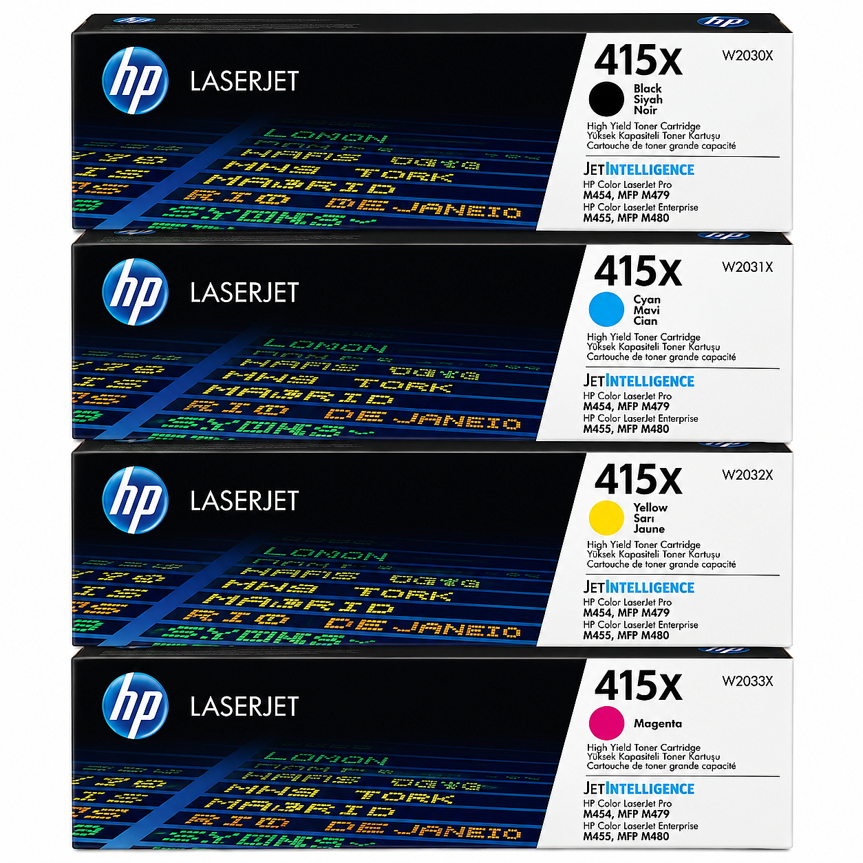 Hp 415X Orijinal Toner Takımı