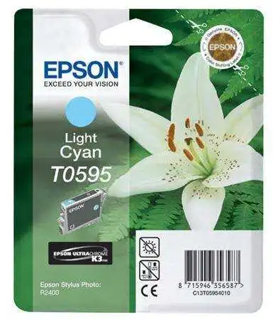 Epson T0595-C13T05954020 Açık Mavi Orjinal Kartuş