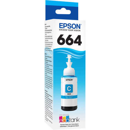Epson 664 C13T6642A Mavi Orijinal Mürekkep