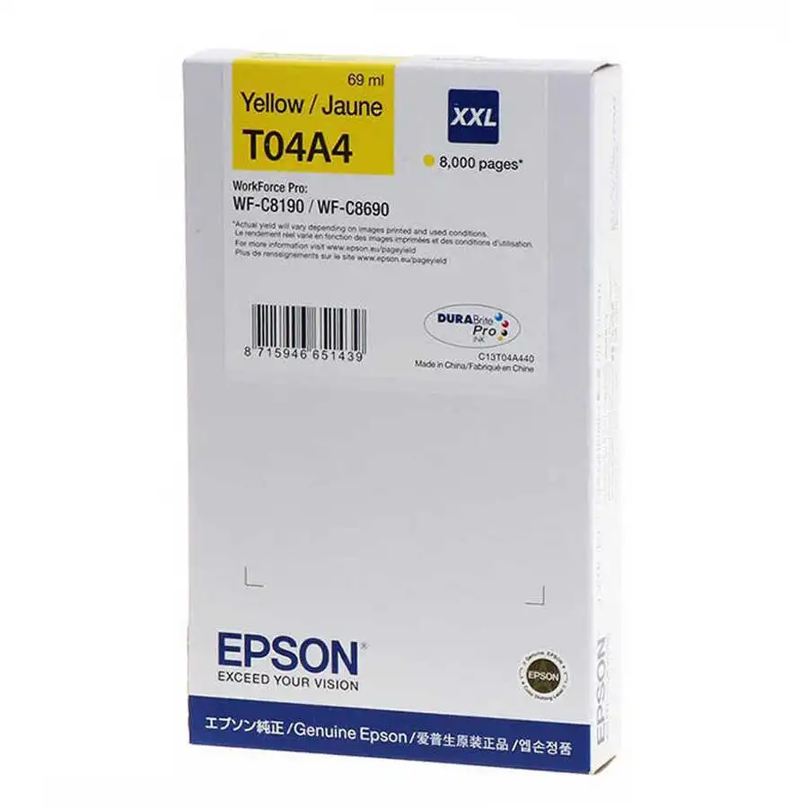 Epson T04A4-C13T04A440 Sarı Orijinal Kartuş