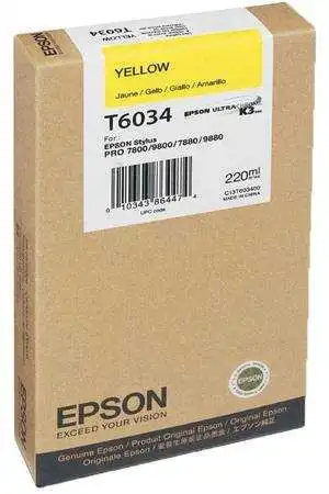 Epson T6034-C13T603400 Sarı Orjinal Kartuş