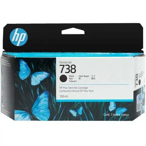 HP 738 - 498N4A  Siyah Orjinal Kartuş
