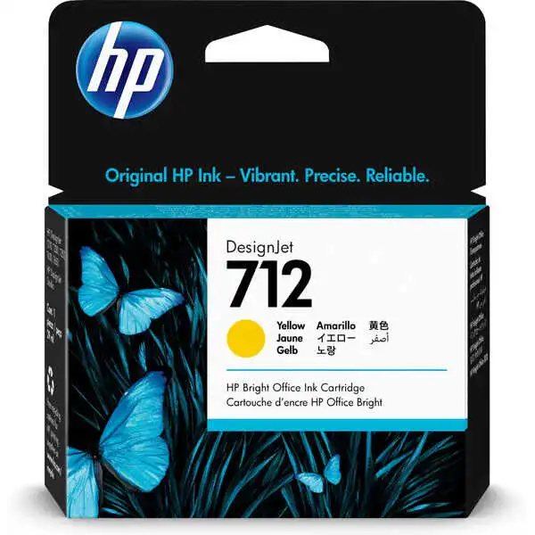 Hp 712-3ED69A Sarı Orjinal Kartuş