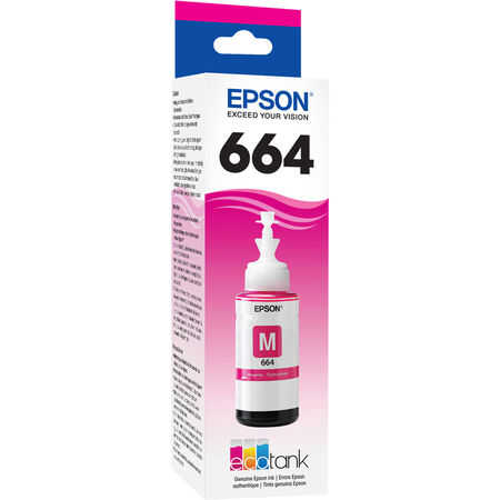 Epson 664 C13T6643A Kırmızı Orijinal Mürekkep