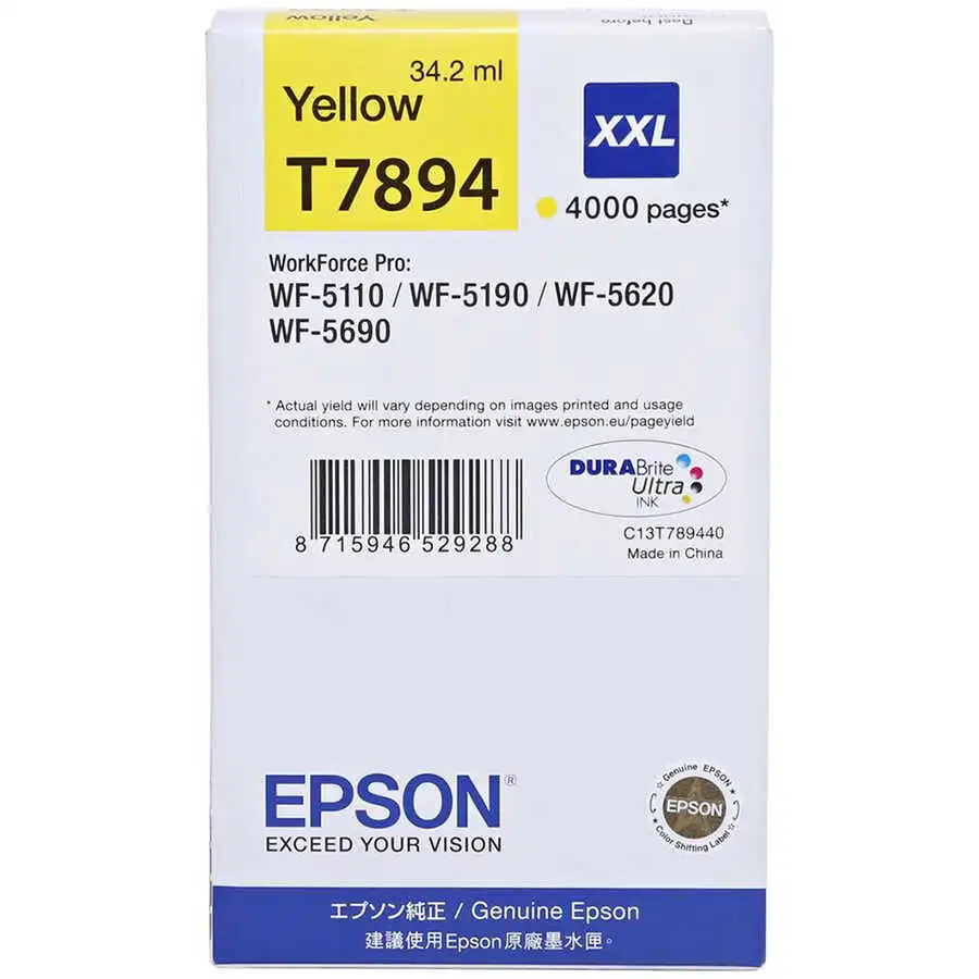 Epson T7894-C13T789440 Sarı Orjinal Kartuş