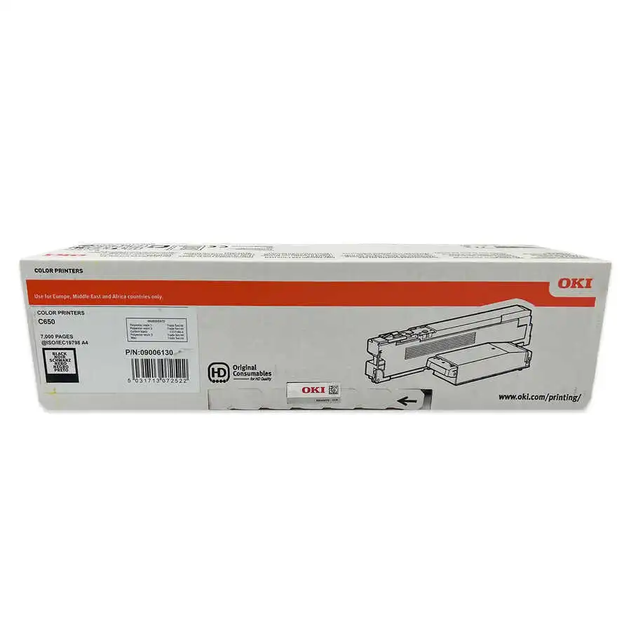 Oki C650-9006130 Orijinal Siyah Toner