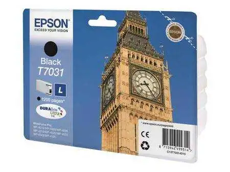 Epson T7031-C13T70314010 Siyah Orjinal Kartuş