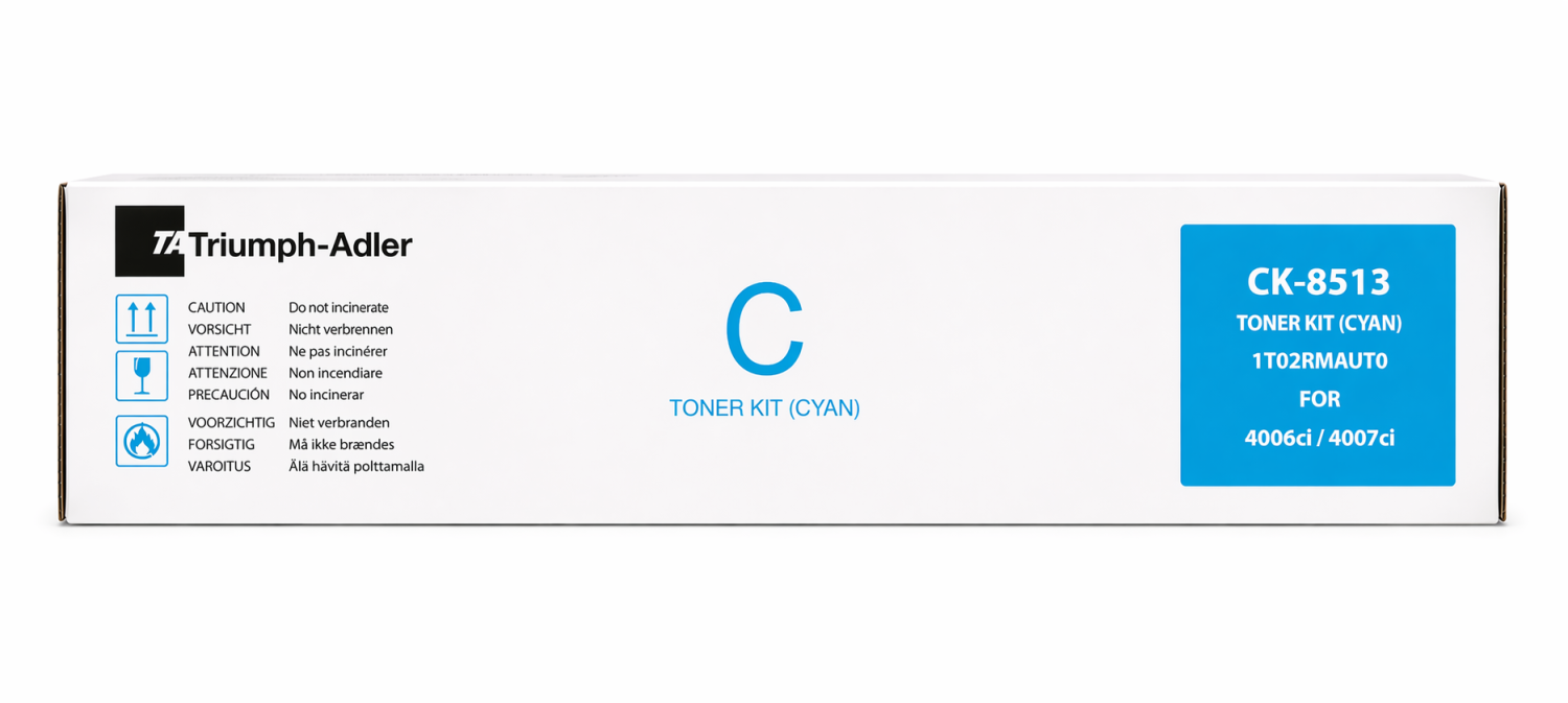 Triumph Adler CK-8513 1T02RMCUT0 Mavi Orijinal Toner