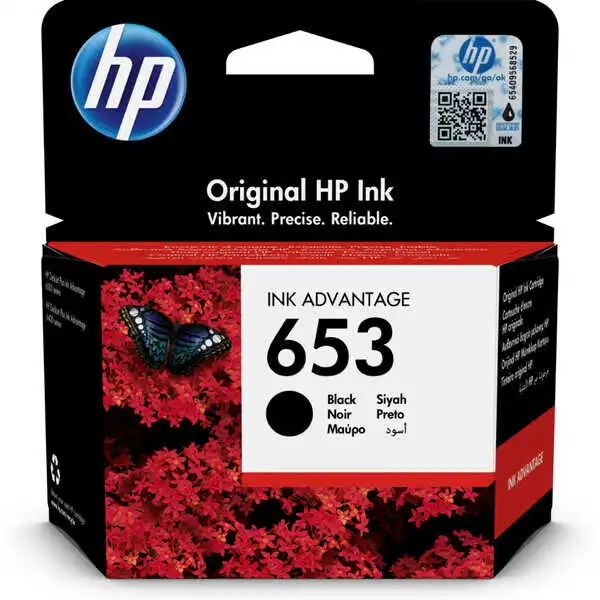 Hp 653-3YM75AE Siyah Orjinal Kartuş