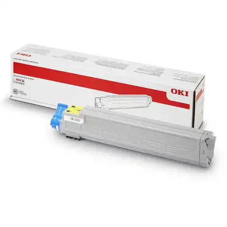 Oki C9655 Sarı Orjinal Toner