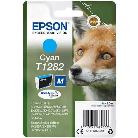 Epson T1282-C13T12824020 Mavi Orjinal Kartuş