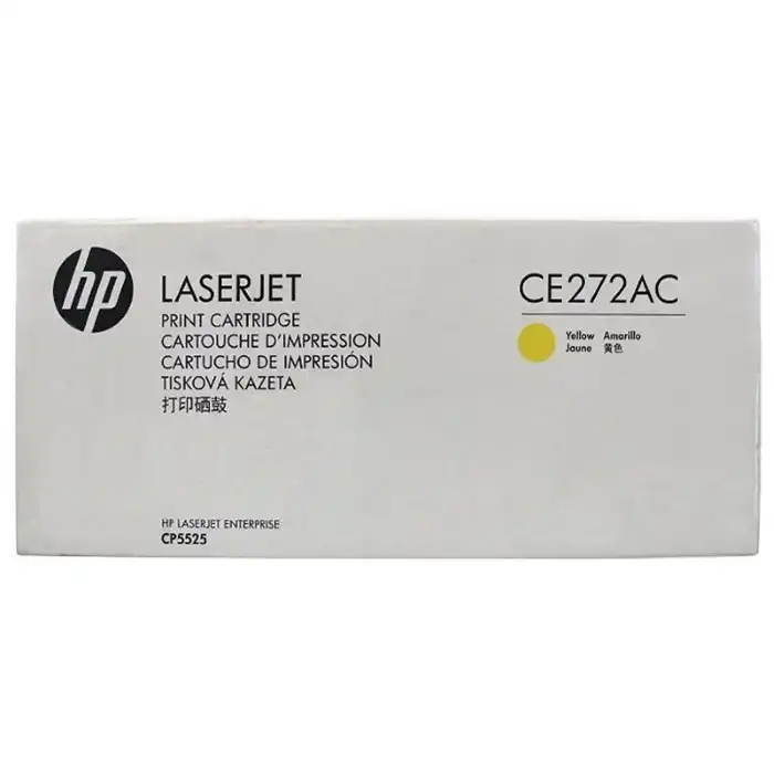 Hp 650A-CE272AC Sarı Orjinal Toner