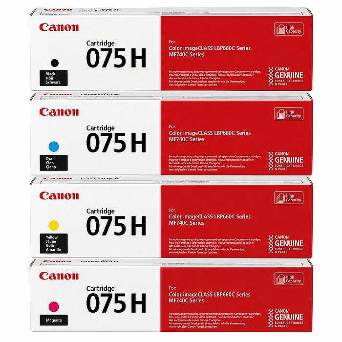 Canon CRG-075H Orijinal Toner Takımı
