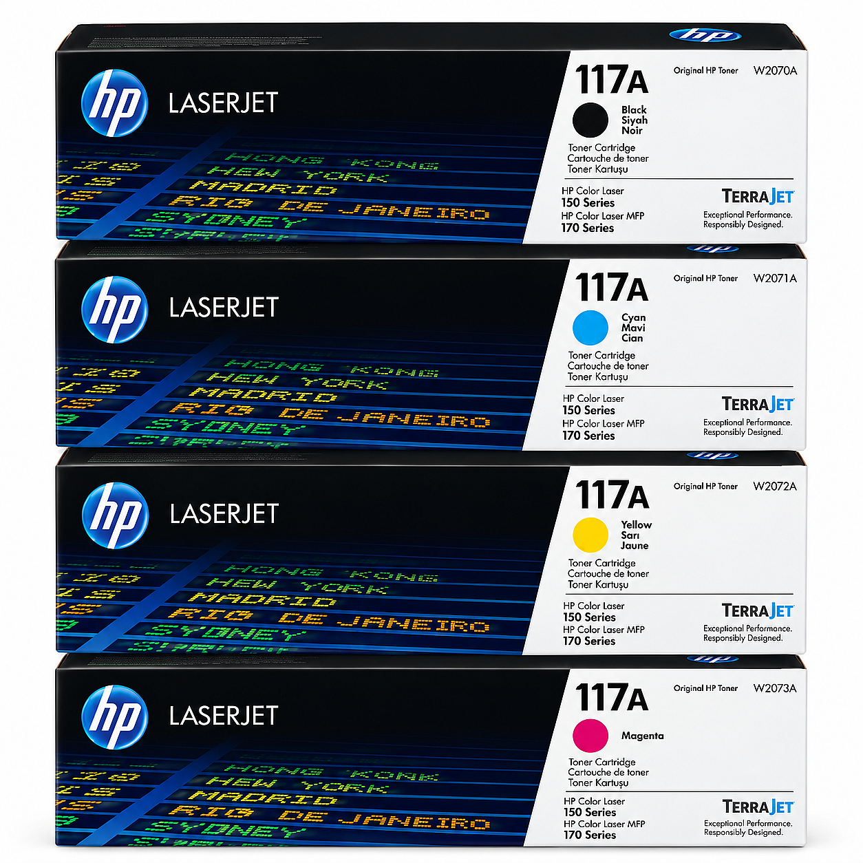 Hp 117A Orijinal Toner Takımı