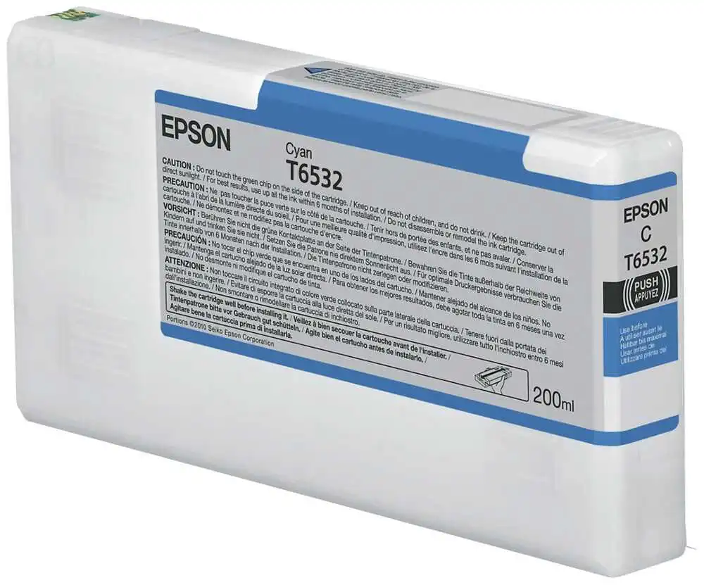 Epson T6532-C13T653200 Mavi Muadil Kartuş