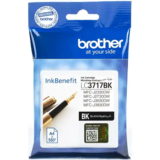 Brother LC-3717 Siyah Orjinal Kartuş