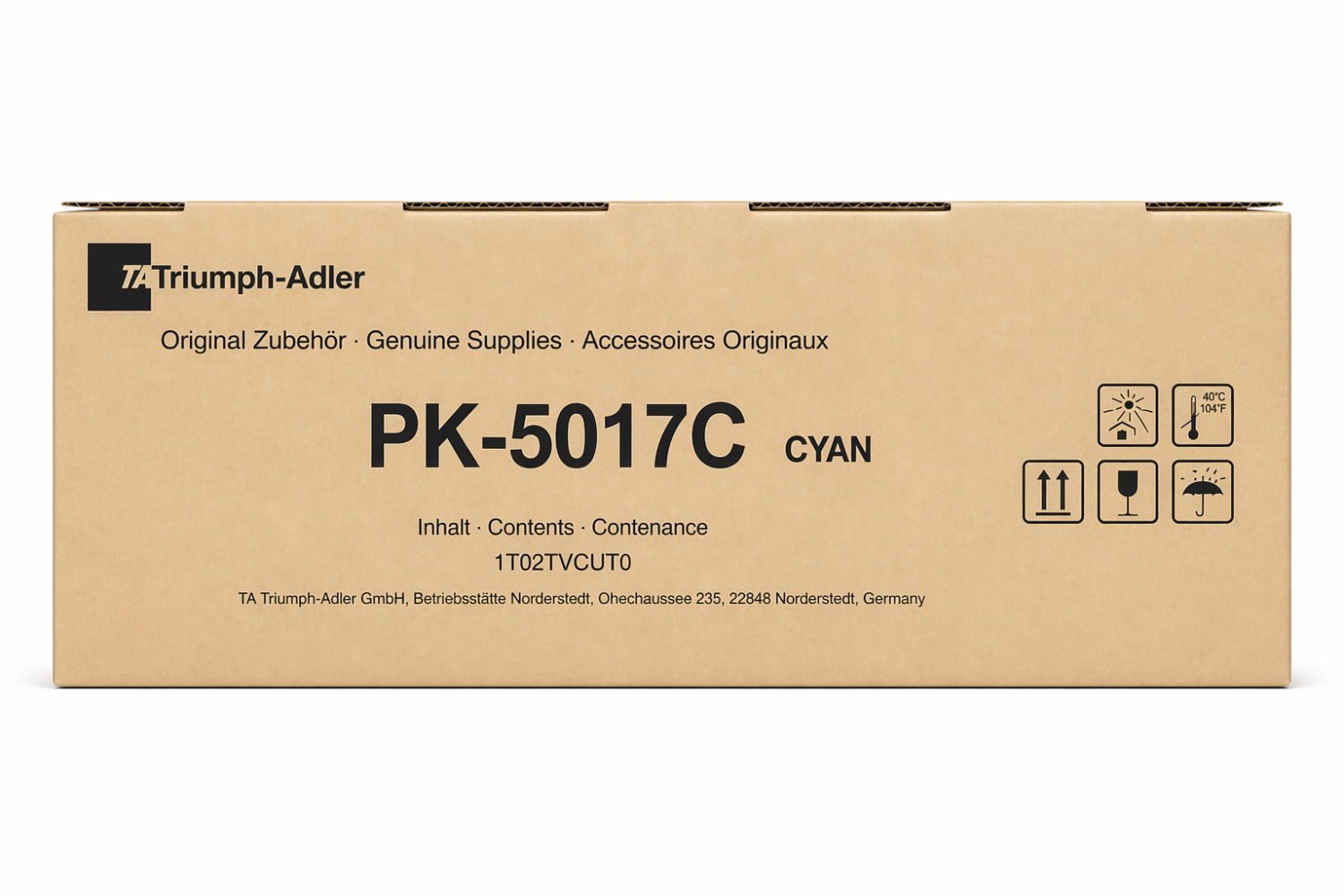 Triumph Adler PK-5017 1T02TVCUT0 Mavi Orijinal Toner