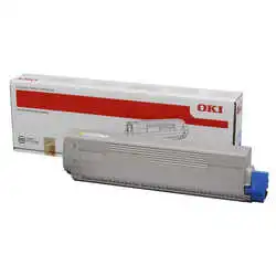 Oki C822-44844625 Sarı Orjinal Toner