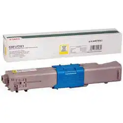 Oki C301-44973541 Sarı Orjinal Toner