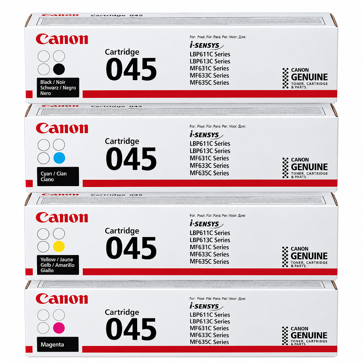 Canon CRG-045 Orijinal Toner Takımı