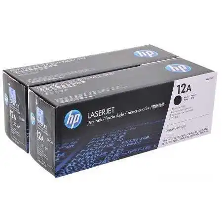 Hp 12AD -Q2612AD Orjinal Toner 2'li Paket
