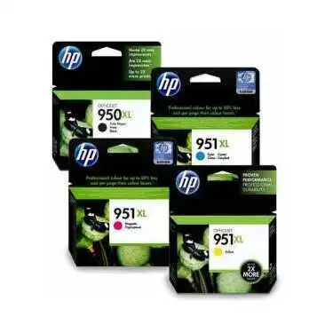 Hp 950XL Siyah 951XL Renkli Orjinal Kartuş Paketi