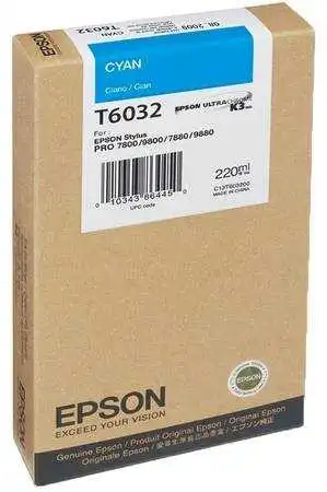 Epson T6032-C13T603200 Mavi Orjinal Kartuş
