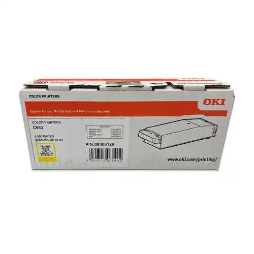 Oki C650-9006129 Orijinal Sarı Toner