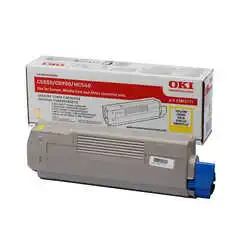 Oki C5850-43865741 Sarı Orjinal Toner