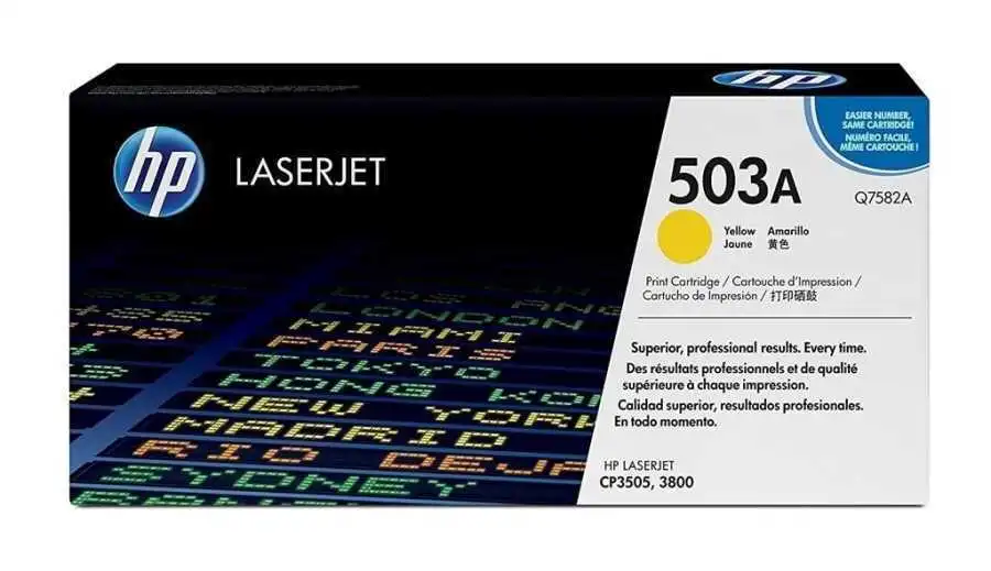 Hp 503A-Q7582A Sarı Orjinal Toner
